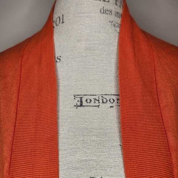 Burnt orange bolero sweater - Picture 5 of 12